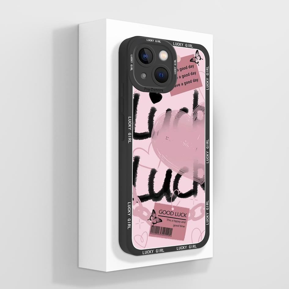 Smartphone Case For iPhone 13 14 15 16e Pro Max Mini Plus Lazy Kitten Pretty Flowers Pattern Liquid Silicone Shockproof Advanced Shell For iPhone Capa