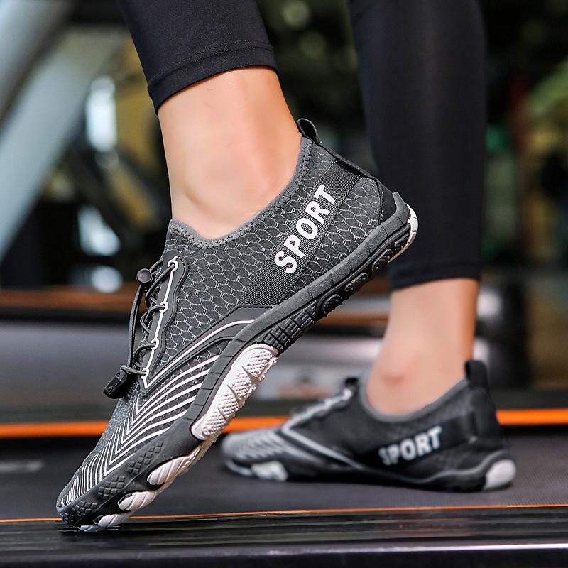 2024 Men's & Women's Fitness & Yoga Five-Finger Indoor Shoes - Wear-Resistant Treadmill & Skipping Rope Shoes