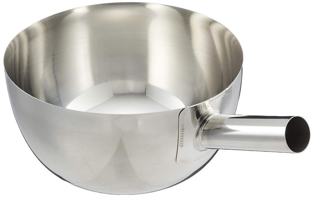 Endo Shoji Commercial Ladle, 21cm, 18-8 Stainless Steel, Made In Japan, AHS02021