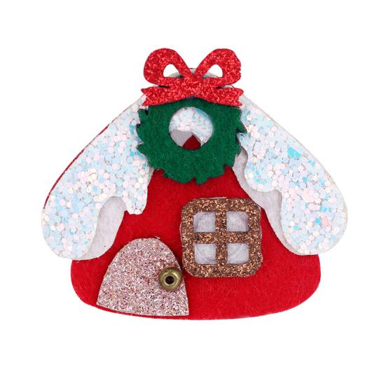 

Talos Прекрасный Рождественский Стиль Корсаж Рождественский дом Форма Брошь Булавка Ювелирные аксессуары