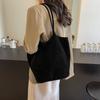 New Large Capacity Zipper Suede Stitching Shoulder Bags  High Quality  Casual Travel Versatile Women's Bags