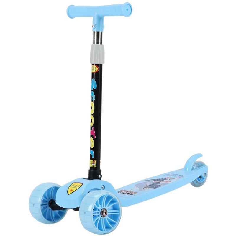 Foldable, Height-Adjustable Scooter for Kids Ages 2-10 with Flashing Wheels and Yo-Yo Design