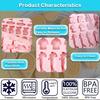 2 Pack Golf Ball Chocolate Molds 32 Cavities Golf Ball Sports Silicone Ice Cube Molds Golf Bags Shirts Golfer Shapes Mould for Chocolate Candy