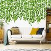 6/12Pcs 2.4M Artificial Plants Vine Fake Leaf Garland Hanging Wall Ornament Leaves Vine for Home Decor Garden Wedding Decoration
