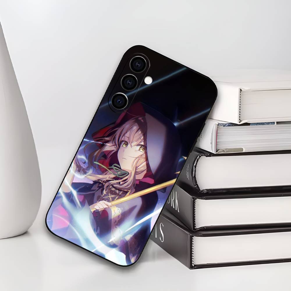 S-Silent Anime W-Witch Phone Case Silicone Soft For Samsung Galaxy A73,A72,A71,A70,A53,A52,A51