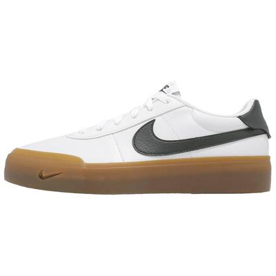 Court Shot Breathable Support Skateboard Shoes Unisex White Black FQ8146-116