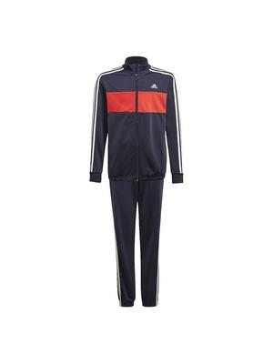 Adidas Essentials Σετ Φόρμας Legend Legend Μέγεθος 150 Παιδικό (29325) - Πάνω Μελάνι/Ζωηρό Κόκκινο/Λευκό, Κάτω Μελάνι/Λευκό (GN3972)