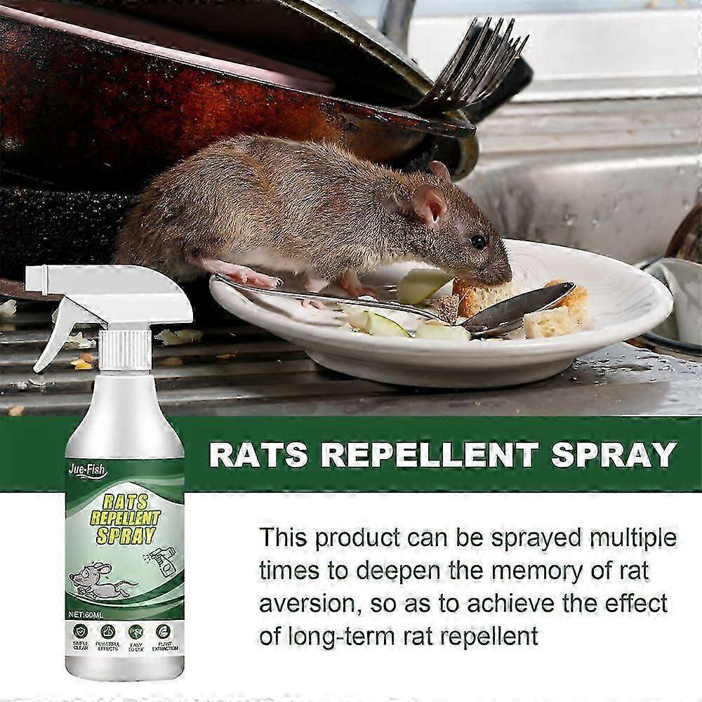 Zestaw 3 sztuk Naturalny Spray Miętowy Odstraszający Myszy do Ochrony i Kontroli Gryzoni w Domu