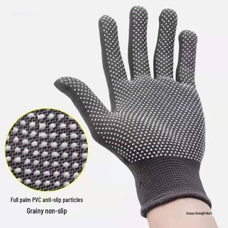 Dünne Nylon Anti-Rutsch-Arbeitshandschuhe: Atmungsaktiver, verschleißfester Schutz für Männer und Frauen