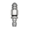 Stainless Steel High-Pressure Sewer Cleaning Nozzle with 1 Front Jet and 6 Rear Jets