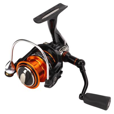 Fishing Reel Aluminium Alloy Effort Saving Foldable Spinning Fishing Reel with Pressure Relief Button for Fishing