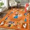 1Pc Goofy'S Adventures Orange Rug Office Carpet Indoor Outdoor Doormat Nonslip Soft Comfortable Living Christmas Halloween Xmas Gift D924197