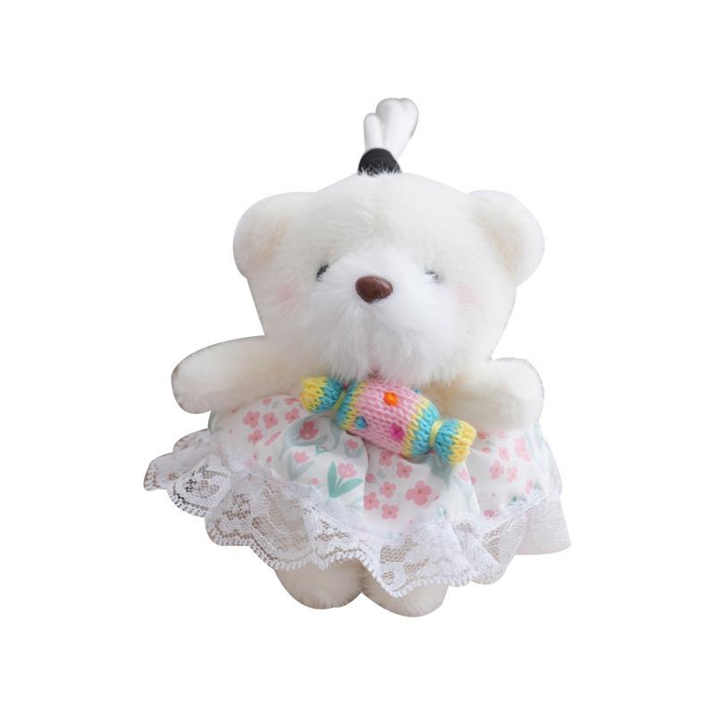 Dress Candy Small Bear Plush Doll Pendant For Girls Gifts And Decorations Bag