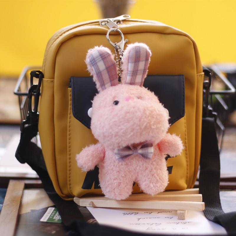 Ins Mädchenherz Niedlich Super Niedlich Kleiner Hase Anhänger Plüschpuppe Bär Tasche Anhänger Schlüsselanhänger Frauen