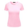 Summer Europe And The United States Women's Fashion Women's Solid Color T-shirt Short-sleeved