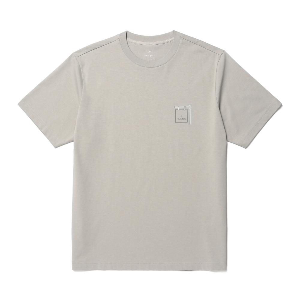 [Snowpeak] Aerocool Mug Graphic Short-Sleeve T-Shirt Gray (S26MUFTS74)