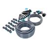 Drip Irrigation System 32.8FT 8 Holes Adjustable Precise Misting Drip Irrigation Sprinkler Kit for