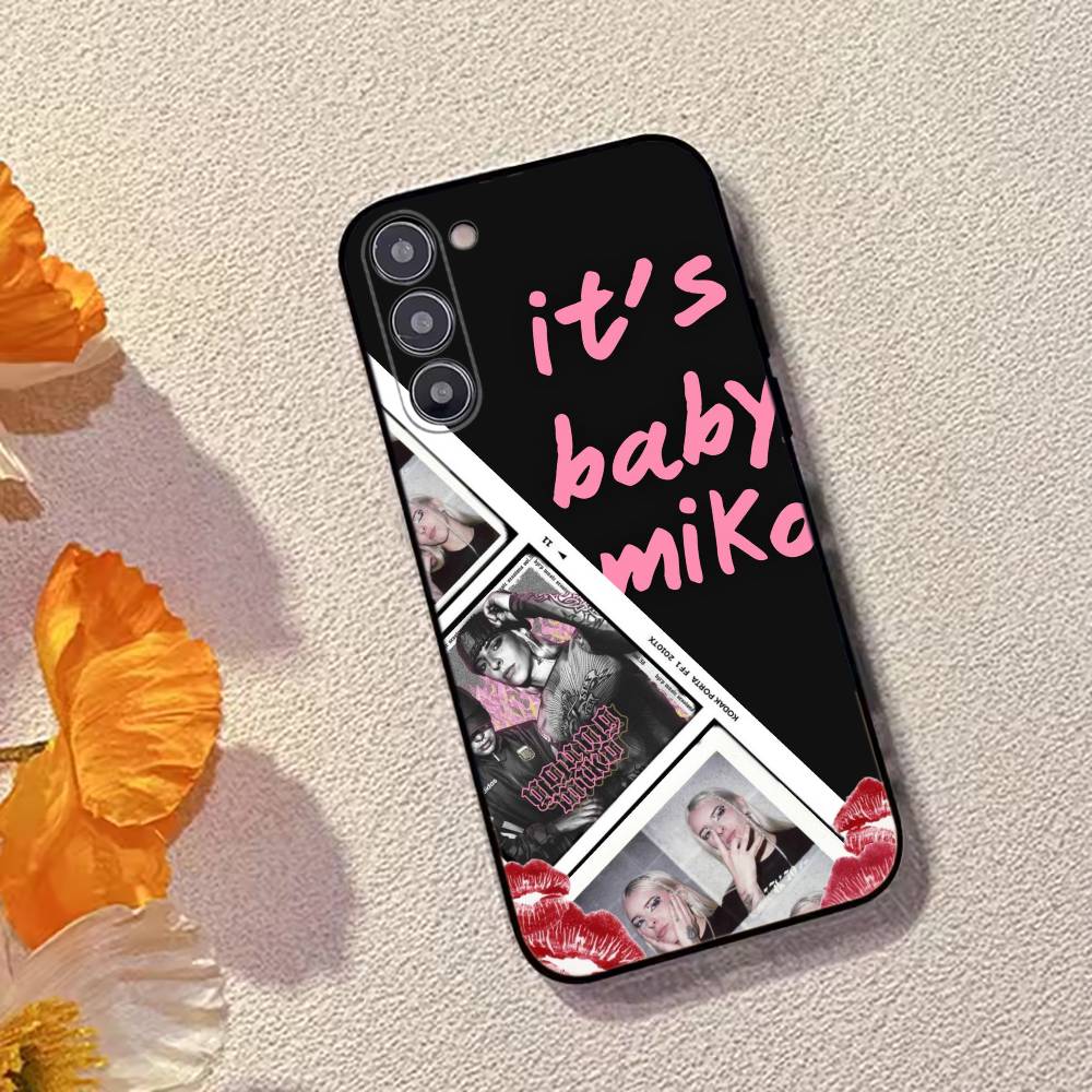 Y-Young Miko Singer Fashion Phone Case For Samsung Galaxy A73,A72,A71,A70,A53,A52,A51,Soft Silicone Black Cover