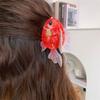 Large Marine Life Fish Hair Clip Colorful Fish Grab Clip Acetic Acid Hairpin  Streetwear