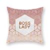 Nordic Simple Pink Geometric Printing Pattern Cushion Cover Home Living Room Sofa Decorative Pillow Pillow Cover 45*45cm