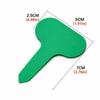 100 Pcs T-Shape Design Plant Labels Yellow T-Type Plant Labels Portable Garden Signs  Gardening Use