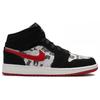 (GS) Air Jordan 1 Mid SE 'Newspaper Air Times' Kids' BQ6931-061