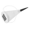 LED Solar Hanging Lamp Cone Shaped Ground Insert Lawn Light Waterproof for Garden Courtyard