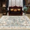 Bohemian Retro Style Decorative Rug for Living Room Soft Antiskid Sofa Table Mat Big Size Foldable Study Decoration Rug Washable
