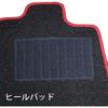 MONSTER SPORT Floor Mats Lancer Evolution 10 Black Red 3 Piece Set for 5MT Vehicles