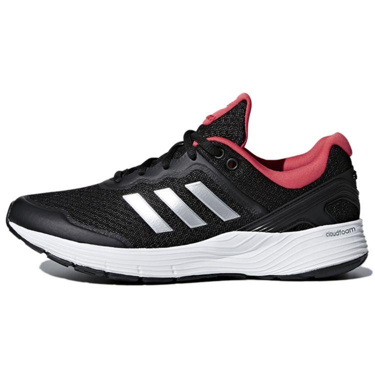 Adidas Neo Fluidcloud Ambitious Simple Mesh Durable Low-Top Running Shoes Women Sneakers Black CG3906