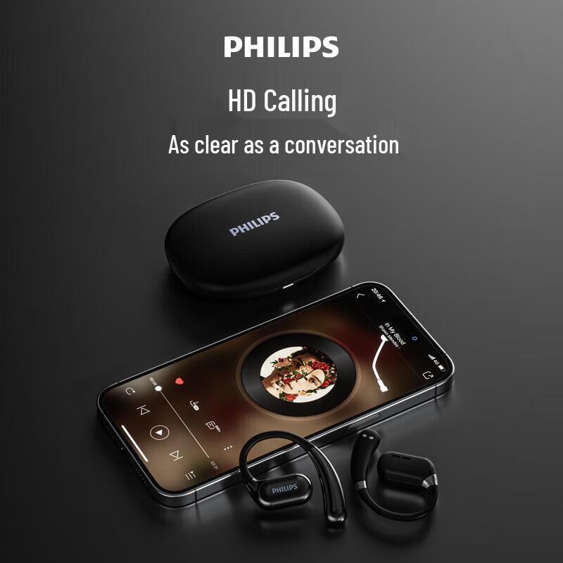Philips TAT3739 Open-Ear Bone Conduction Headphones
