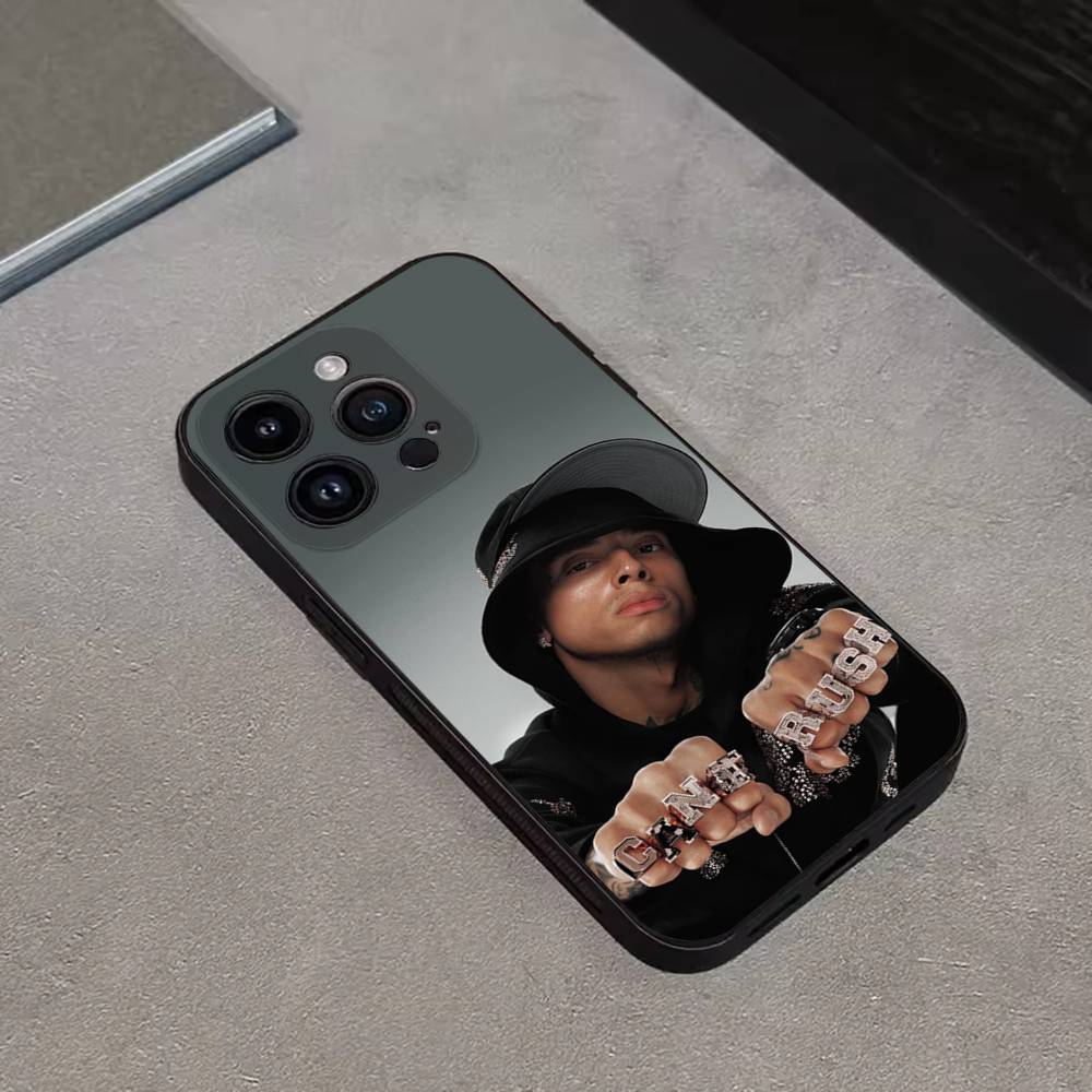 Rapper Central Cee Phone Case For iPhone 16,15,14,13,12,11 Plus,Pro Max,XS,X,XR,SE,Mini,8,7,Soft Silicone Black Cover
