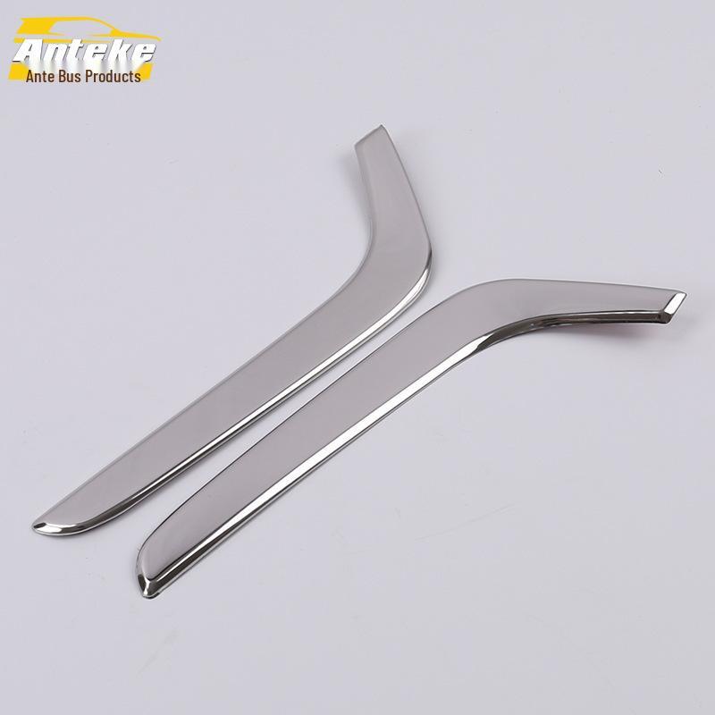 17 CRV Front Fog Light Eyebrow Decorative Strip & Anti-Scratch Bumper Patch