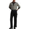 Polo Ralph Lauren Plaid Polo Collar Small Pony Embroidered Shirt Men shirts 710P00517-002