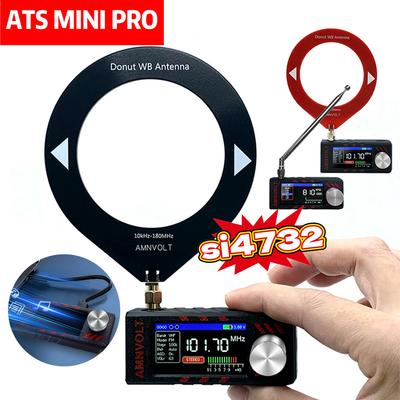 SI4732 0.5-108mhz Mini Pocket Radio 1.9inch IPS Screen HF SW MW VHF Radio Portable Radio All Band Radio Receiver