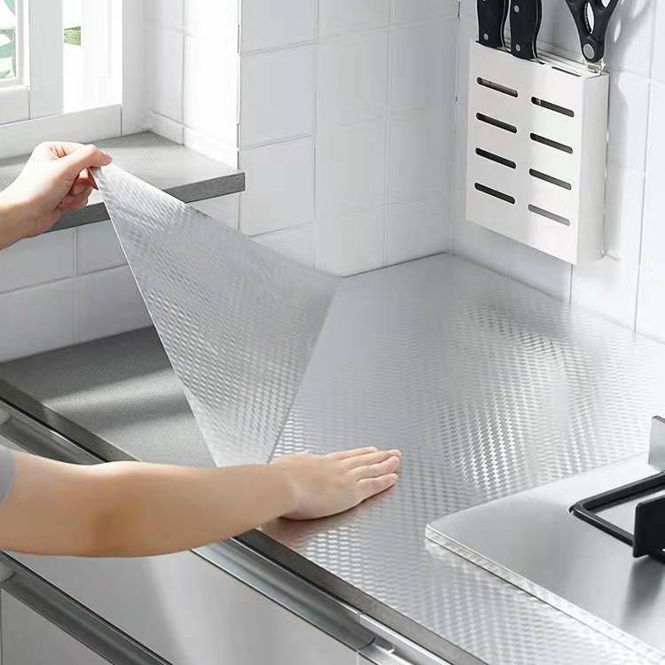 Brandsäkra, Vattentäta, Oljebeständiga Självhäftande Aluminiumfolie Köksstickers