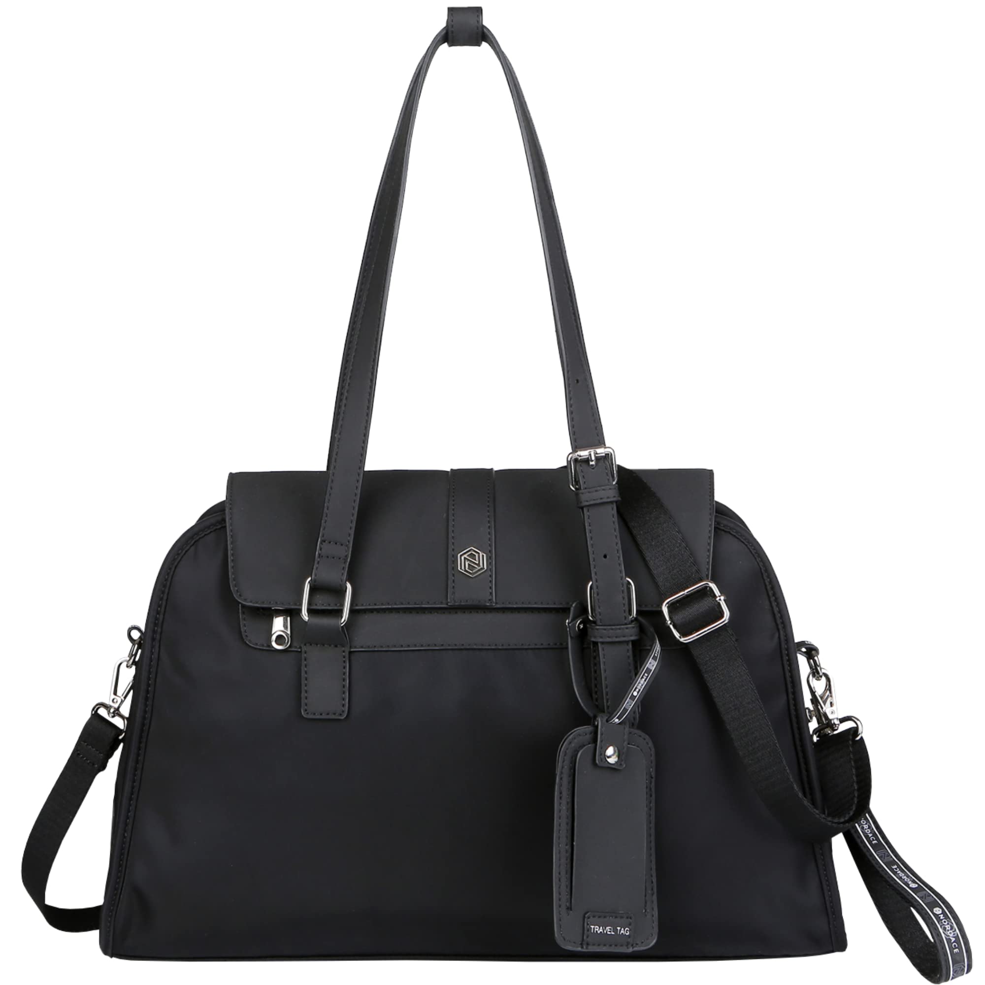 

Nordace Leiden Smart Duffle Bag Waterproof Travel Duffel Bag with USB Charging M Women s Port, Black, чорний