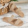 Fashion Women Fashion Home Slippers Open Toe Mixed Colors Shoes Women Beach Summer Comfortable Sandals sexy Flat Slippers Slides Women