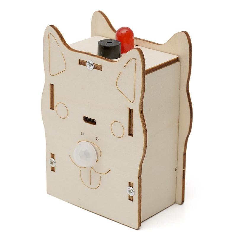 Wooden Stem Science Experiment Kit Human Body Detection Sensor Diy Educational Toy