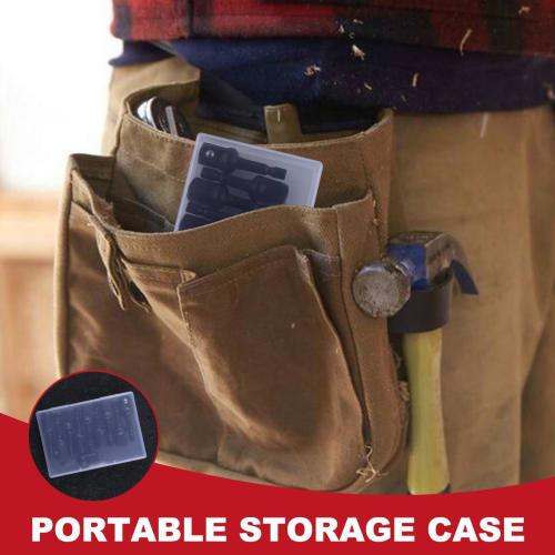 LEONTOOL Impact Adapter Square Socket Bit Set of 10, 6.35mm Hex Shank, 12.7mm Drive, 50mm Extension Bit, Impact Socket Adapter, Drill Adapter Hex Impa