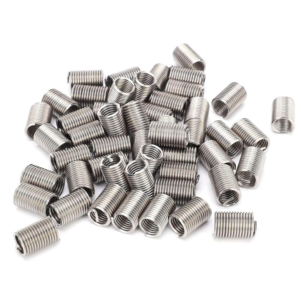 50pcs Metric Helicoil Kit M10 X 1.5 X2.5D Wire Thread Insert Sleeve Bushing Screw Helicoil Thread Repair Kit