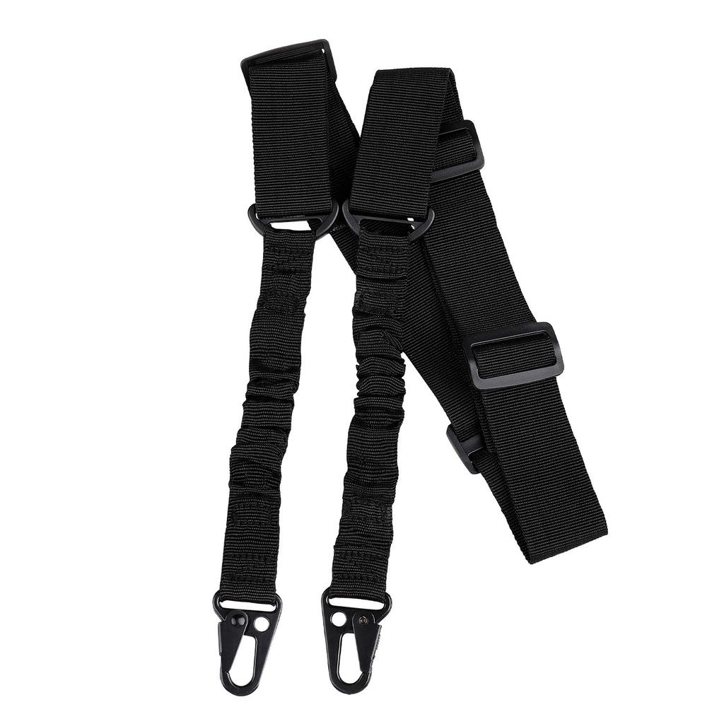 Tactical Two Points Sling Bungee Shoulder Strap Durable Nylon Belt High Quality Heavy Duty Sling for Outdoor Sports Accessories