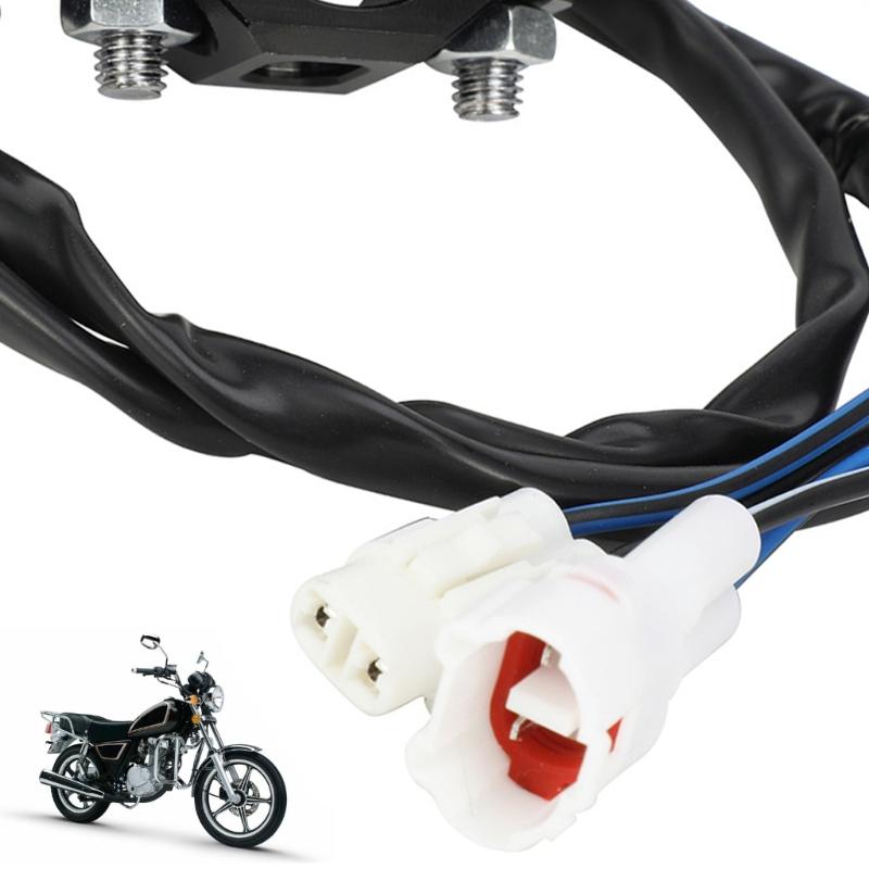 Quick Install Motorcycle Switches Handlebar Mount Horn Headlight Strobe Momentary Button Fuel Efficient Ergonomic Grip