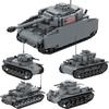WWII Deutscher Panzer Panzer I II III IV Flakpanzer MK103 Militär Baustein Spielzeug Armee Steine Bauset Kompatibel mit Marken