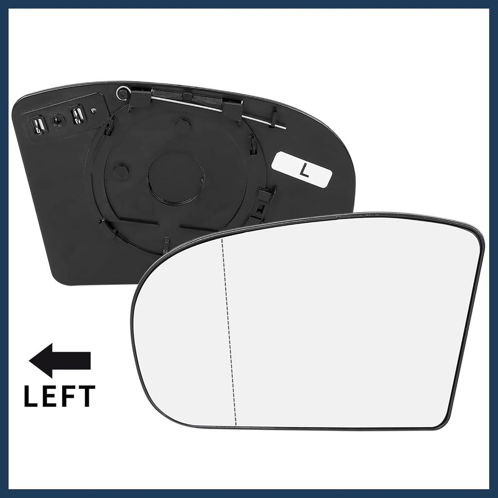 for Mercedes-Benz C230 C240 C280 C32 for AMG C320 C350 C55 for AMG Driver Left Side LH Rearview Heated Mirror Glass