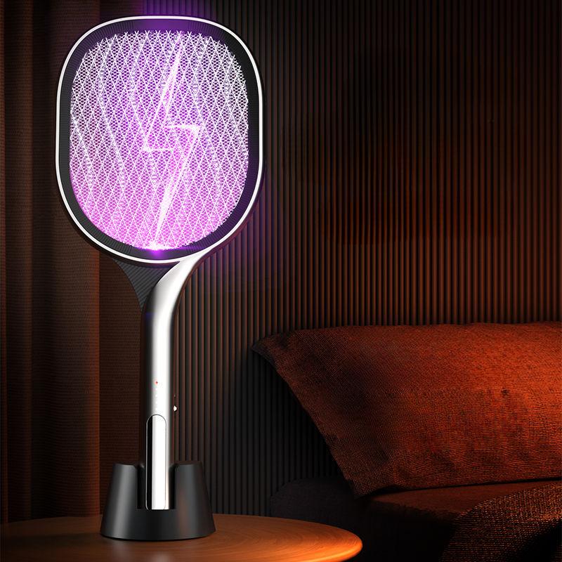 Electric Mosquito Swatting, Rechargeable, Simplicity, Household, Multifunction, 2 in 1, Automatic, Powerful, Mosquito Trap, Fly