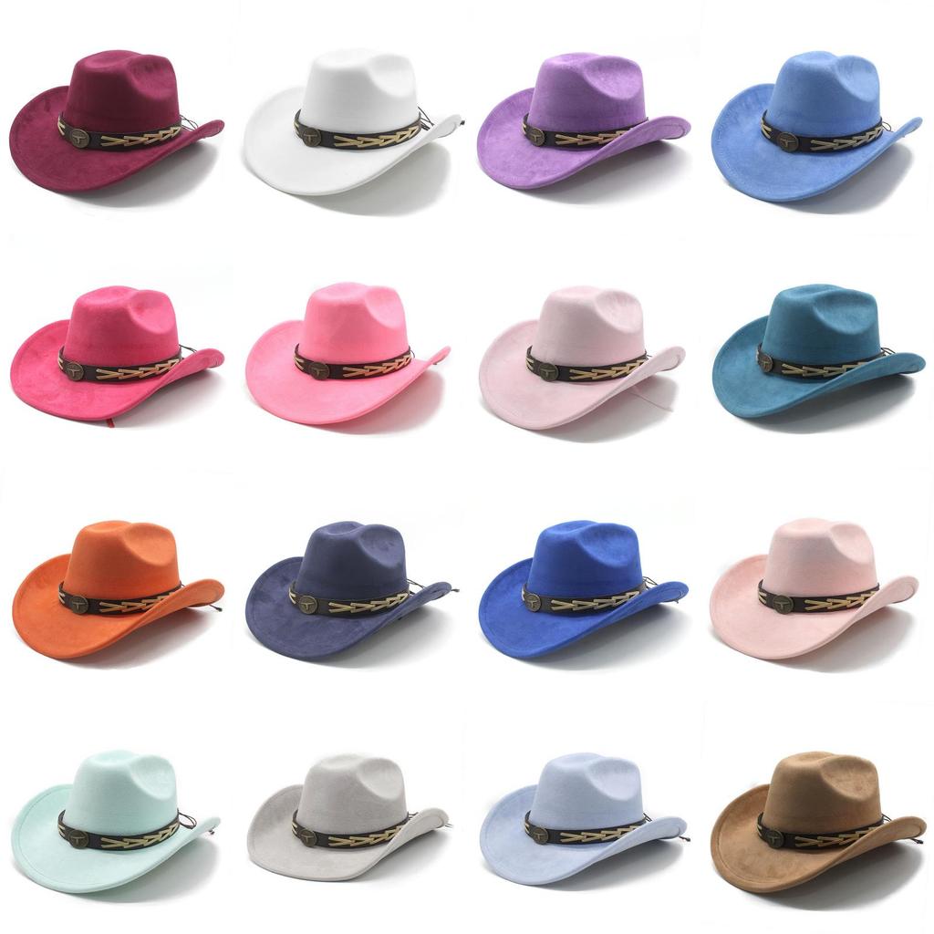 Knot Embroidered Wide Brim Hat With Polyester Wool For Spring Summer Cultural Fashion