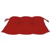 Folding Garden Chairs 2 Pcs with Cushions Bamboo