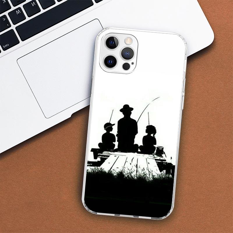 Husă pentru telefon pentru vânătoare și pescuit pentru Apple iPhone 11 12 13 15 14 Pro 7 XR X XS Max 8 Plus + Mini SE husă moale cu imprimare personalizată