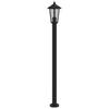 VidaXL Lampadaire d'extérieur noir 120 cm acier inoxydable, éclairage au sol d'extérieur, éclairage au sol de jardin, 4006387